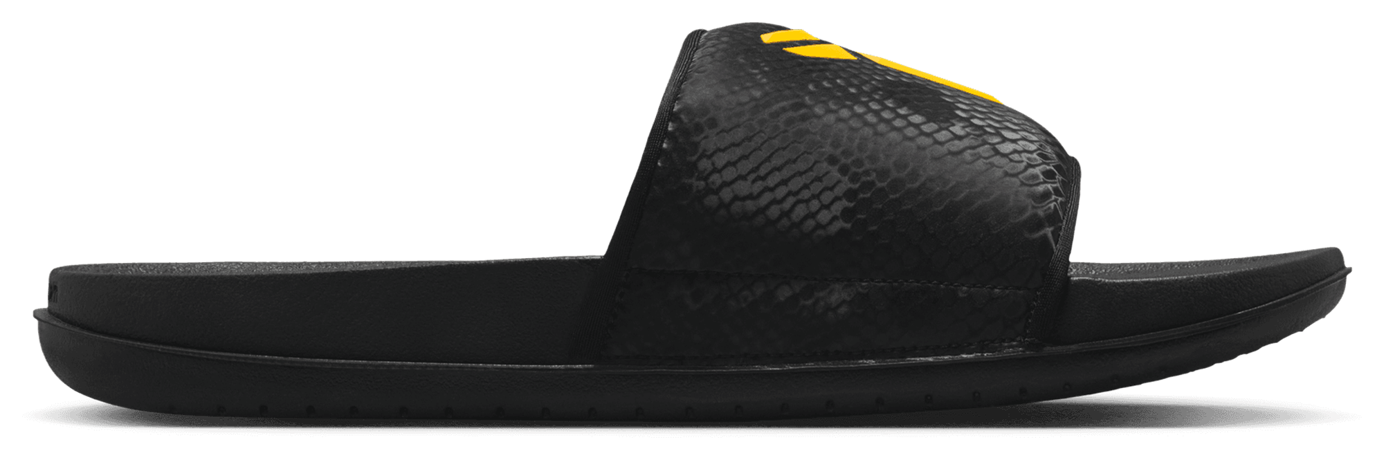 Nike Kobe Offcourt Slide - Men Flip-Flops and Sandals (Black-University Gold)