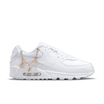 White-White-Metallic Gold