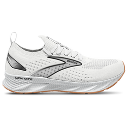 Women Shoes - BROOKS Levitate Stealth - White-Bran