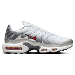 Nike tns grey and red best sale