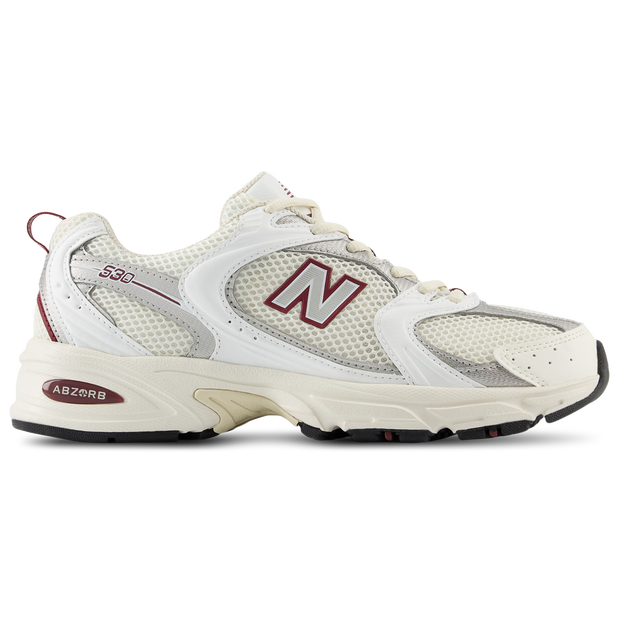 New Balance Unisex 530 Sneakers - White/Red/Grey - MR530SZ