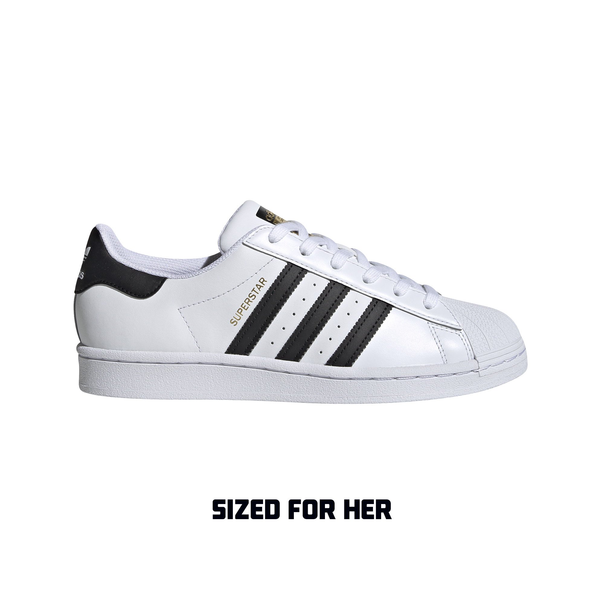 womens adidas superstar shoes black and white