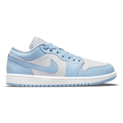 Women Shoes - Jordan 1 Low - Football Grey-Aluminium-White