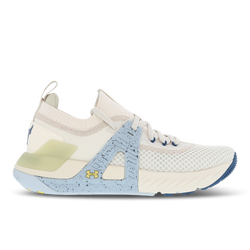 Women Shoes - Under Armour Project Rock 4 - Stone-Breaker Blue-Field Yellow