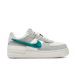 Women Shoes - Nike Air Force 1 Shadow - Summit White-Grey Fog-Bright Spruce