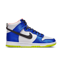 Women Shoes - Nike Dunk High - White-Black-Racer Blue