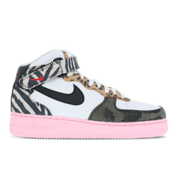 Women Shoes - Nike Air Force 1 Mid - Midnight Navy-White-Orange
