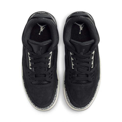 Jordan retro 3 black and white best sale