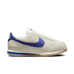 Women Shoes - Nike Cortez Leather - Ivory-Royal Blue