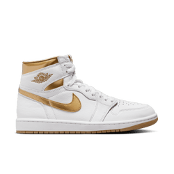 Women Shoes - Jordan 1 Retro High OG - White-Mtlc Gold