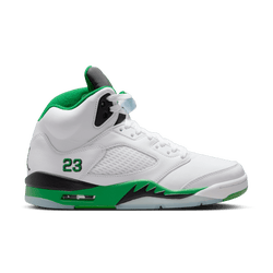 Women Shoes - Jordan 5 Retro - White-Lucky Green