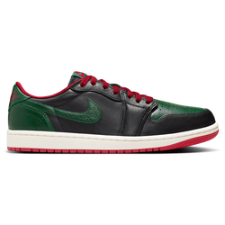 Women Shoes - Jordan 1 Low - Black-Gorge Green