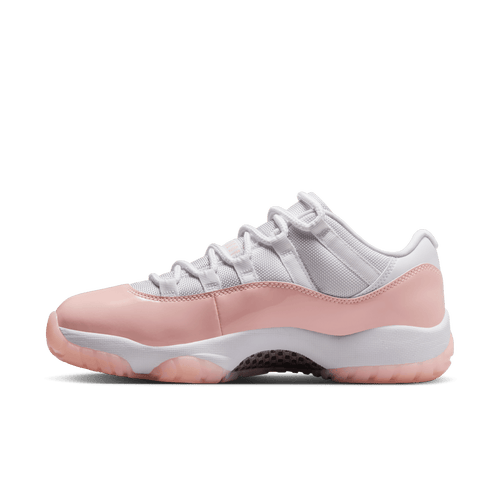 Jordan 11 pink and white best sale