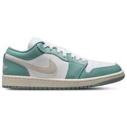 Women Shoes - Jordan 1 Low - White-Lt Orewood Brn-Cannon