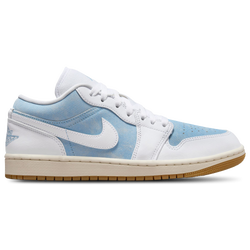 Women Shoes - Jordan 1 Low - Worn Blue-White