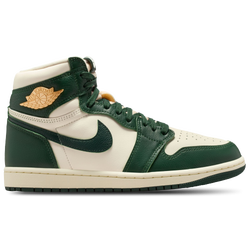 Women Shoes - Jordan 1 Retro High - Pale Ivory-Pro Green-Fir