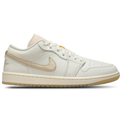 Women Shoes - Jordan 1 Low - Sail-Team Gold-Pale Ivory