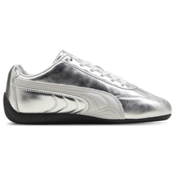 Women Shoes - Puma Speedcat Silver Wns - Feather Grey-Puma Black