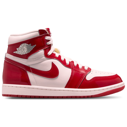 Women Shoes - Jordan 1 Retro High OG - University Red-Metallic Silver-Light Soft Pink