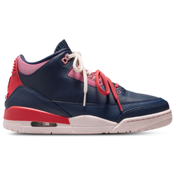 Women Shoes - Jordan 3 Retro - Obsidian-Track Red-Blue Beyond