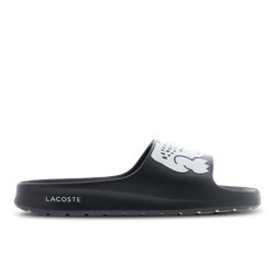 Women Flip-Flops and Sandals - Lacoste Croco Slide 2.0 - Black-White