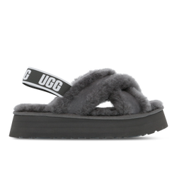 Women Shoes - UGG Disco Cross Slide - Charcoal-Charcoal