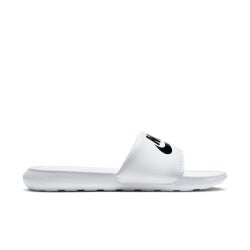 Women Flip-Flops and Sandals - Nike Victori 1 Slide - White-Black