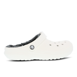 Women Shoes - Crocs Classic Lined Clog - White-Grey