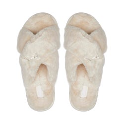 Women Flip-Flops and Sandals - Puma Fluff X Strap - Eggnog-Puma White