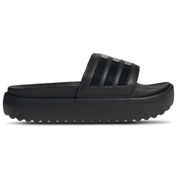 Women Flip-Flops and Sandals - adidas Adilette Platform Slide - Black-Black