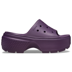 Women Shoes - Crocs Stomp Slide - Dark Iris