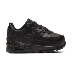 Bebés Zapatillas - Nike Air Max 90 Leather - Black-Black-White