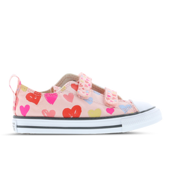 Baby Shoes - Converse Chuck Taylor All Star Low - Storm Pink-Natural Ivory-White