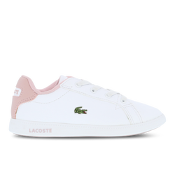 Infants Shoes - Lacoste Graduate - White-Light Pink