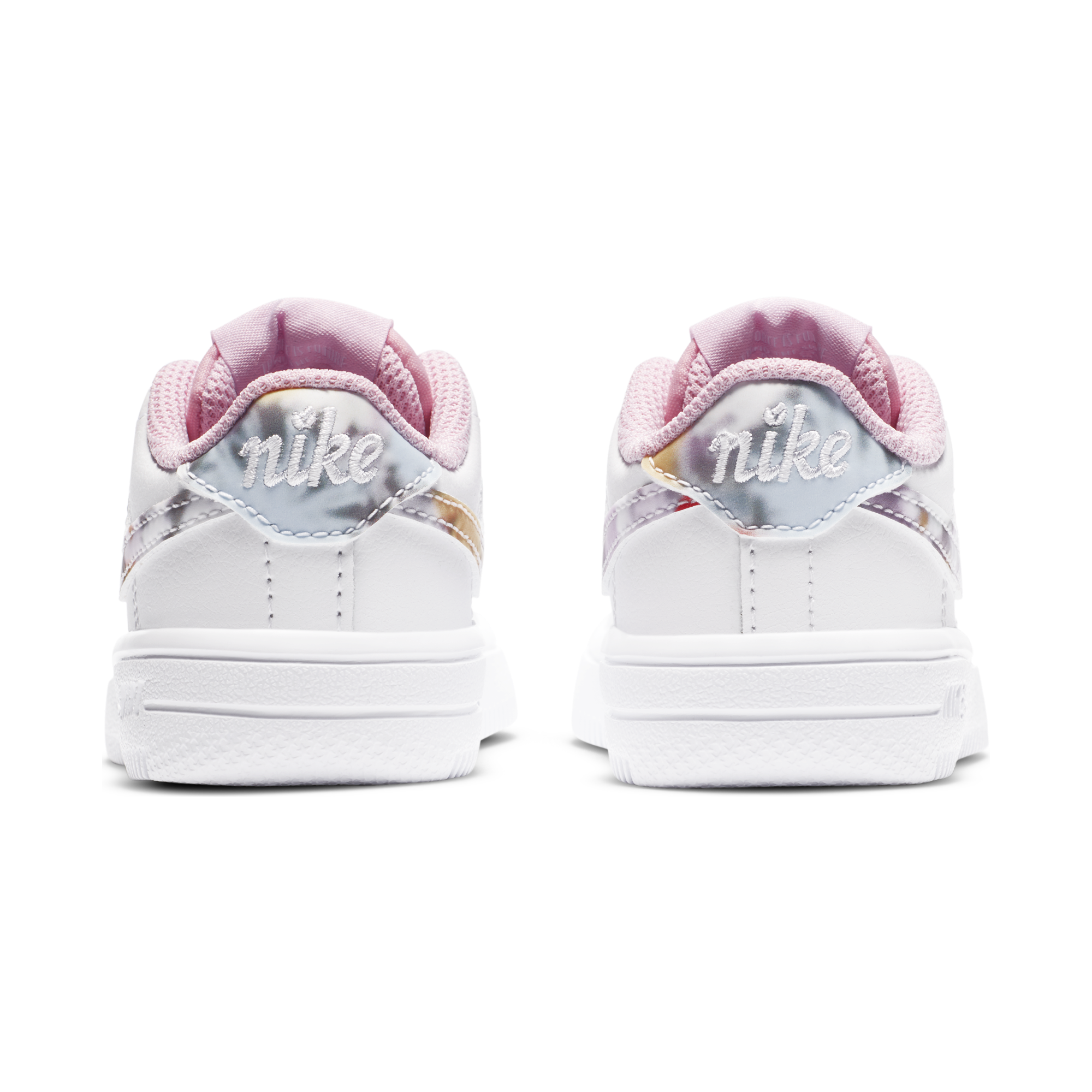 white and pink air force 1 infant