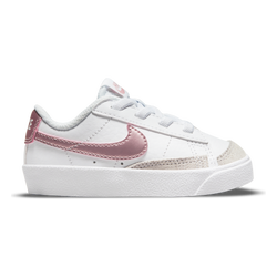 Infants Shoes - Nike Blazer Low - White-Pink Glaze-White