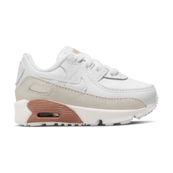 Infants Shoes - Nike Air Max 90 - White-White-Metallic Red Bronze
