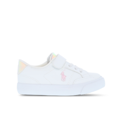 Baby Shoes - Polo Ralph Lauren Theron Iv - White Tumbled-Iridescent-Pink