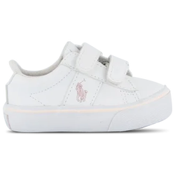 Infants Shoes - Polo Ralph Lauren Sayer EZ - White-Lt Pink