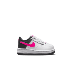 Infants Shoes - Nike Air Force 1 Low - White-Fierce Pink-Dk Obsidian