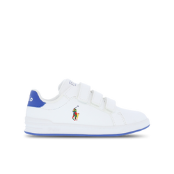 Infants Shoes - Polo Ralph Lauren Heritage Court - White-Royal