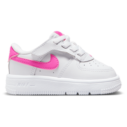 Infants Shoes - Nike Air Force 1 - White-Laser Fuschia-White