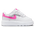 Nike Air Force 1 - Infants Shoes White-Laser Fuschia-White