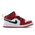 Jordan 1 Mid - Baby Shoes White-Gym Red-Black