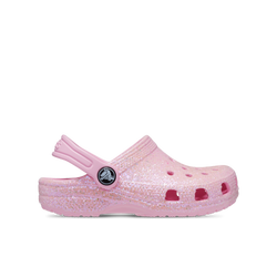 Infants Shoes - Crocs Classic Glitter Clog - Flamingo-Flamingo