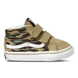 Infants Shoes - Vans Sk8 Mid - Camo Lt Brown-Multi