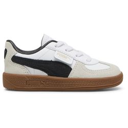 Infants Shoes - Puma Palermo - White-Vapor Grey-Gum