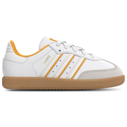 Infants Shoes - adidas Samba OG - White-White-Crew Yellow