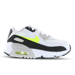 Infants Shoes - Nike Air Max 90 - White-Hot Lime-Neutral Grey