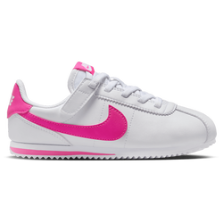 Infants Shoes - Nike Cortez EasyOn - White-Laser Fuchsia